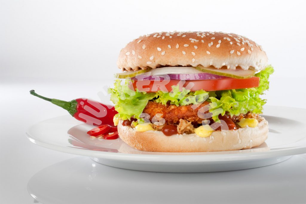 Crispy Burger mit Jalapenos